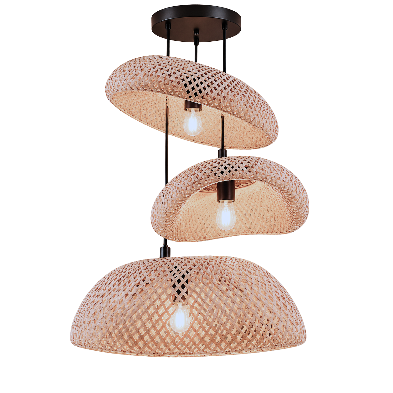 Handmade Eco-Luxury Bamboo Pendant Light
