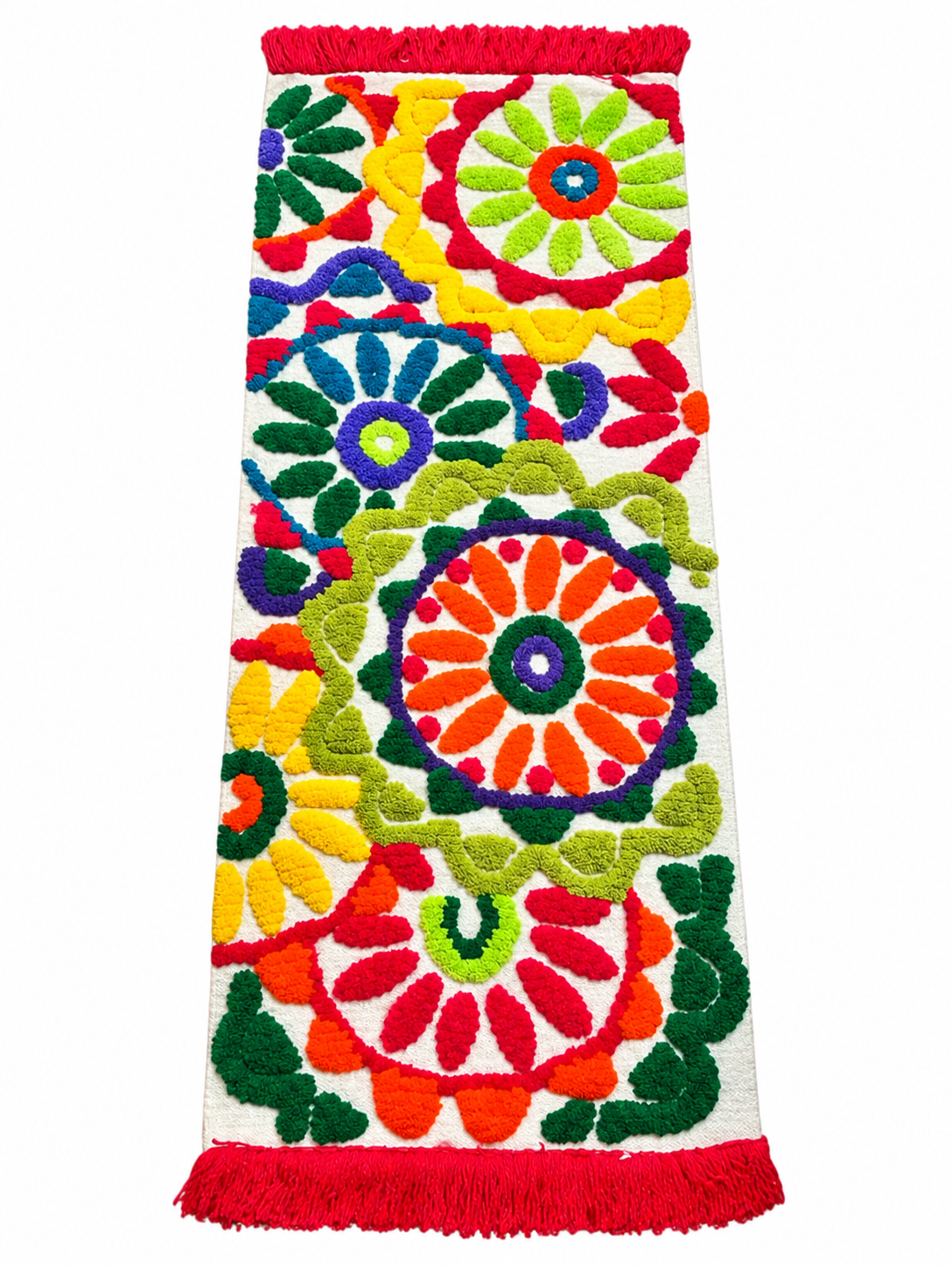 Handwoven Colorful Wool Floor Rug
