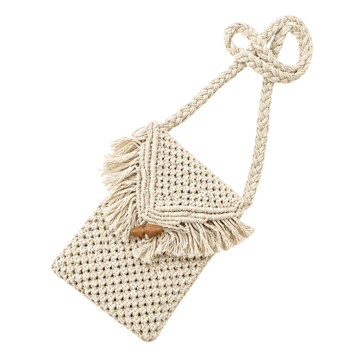Handmade Macrame Ladies Phone Pouch