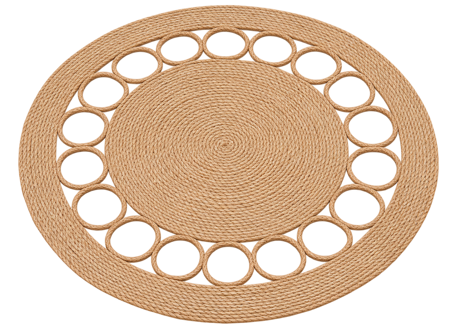 Eco friendly Jute Floor Rug (Round)