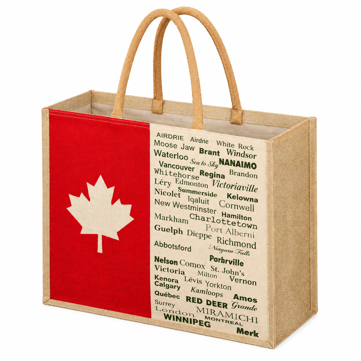 Eco-Friendly Customizable Jute Sopping Bag