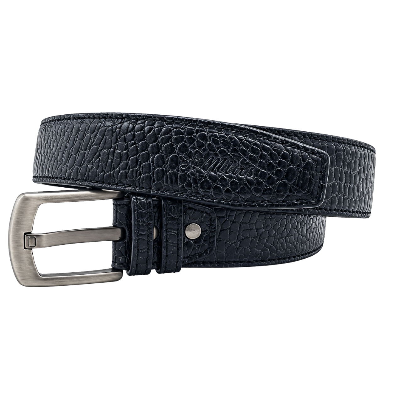 Leather Formal Belt (BLACK)