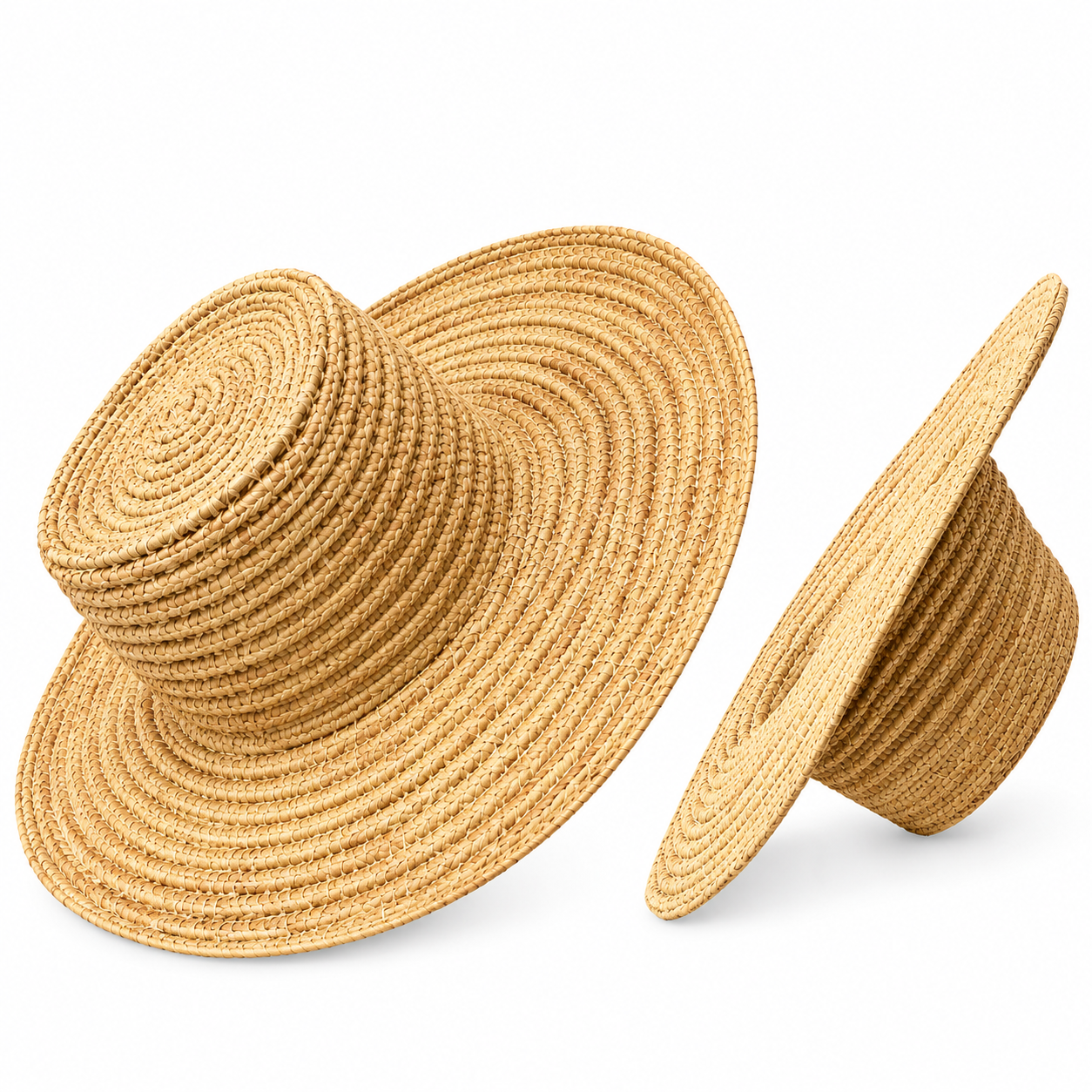 Palm Fiber Cowboy Straw Hat
