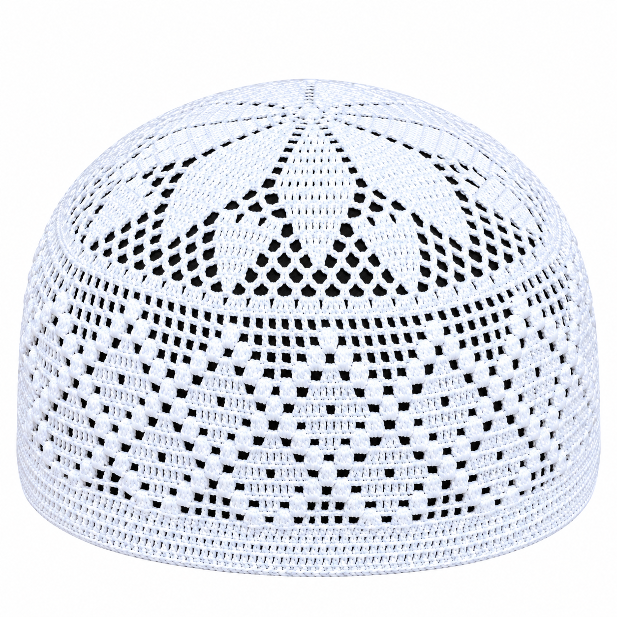 Handmade Prayer Cap (Guti White)