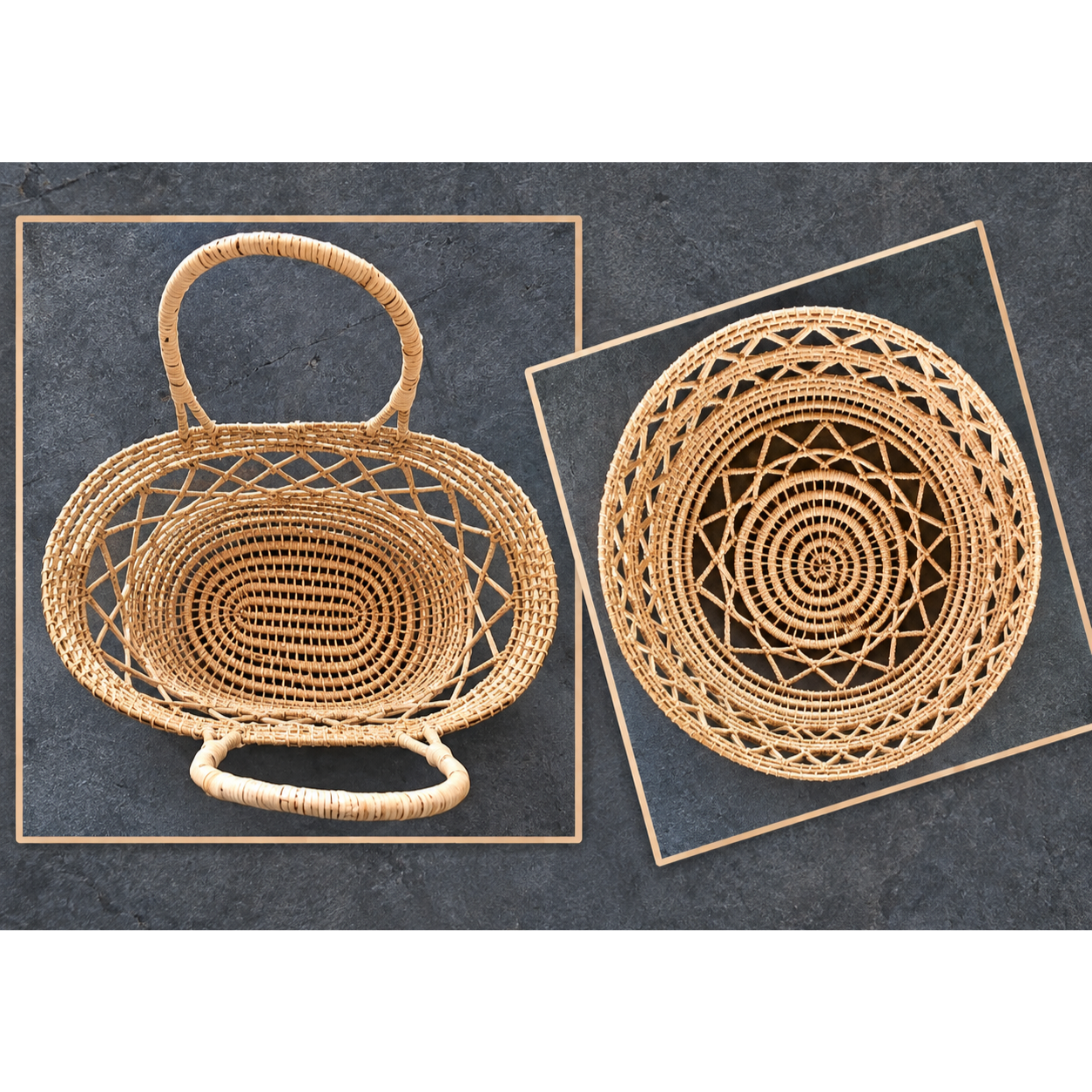 Palm Fiber Basket