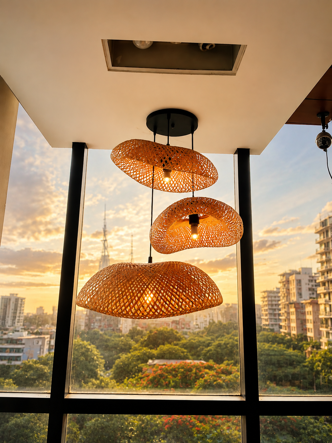 Handmade Eco-Luxury Bamboo Pendant Light