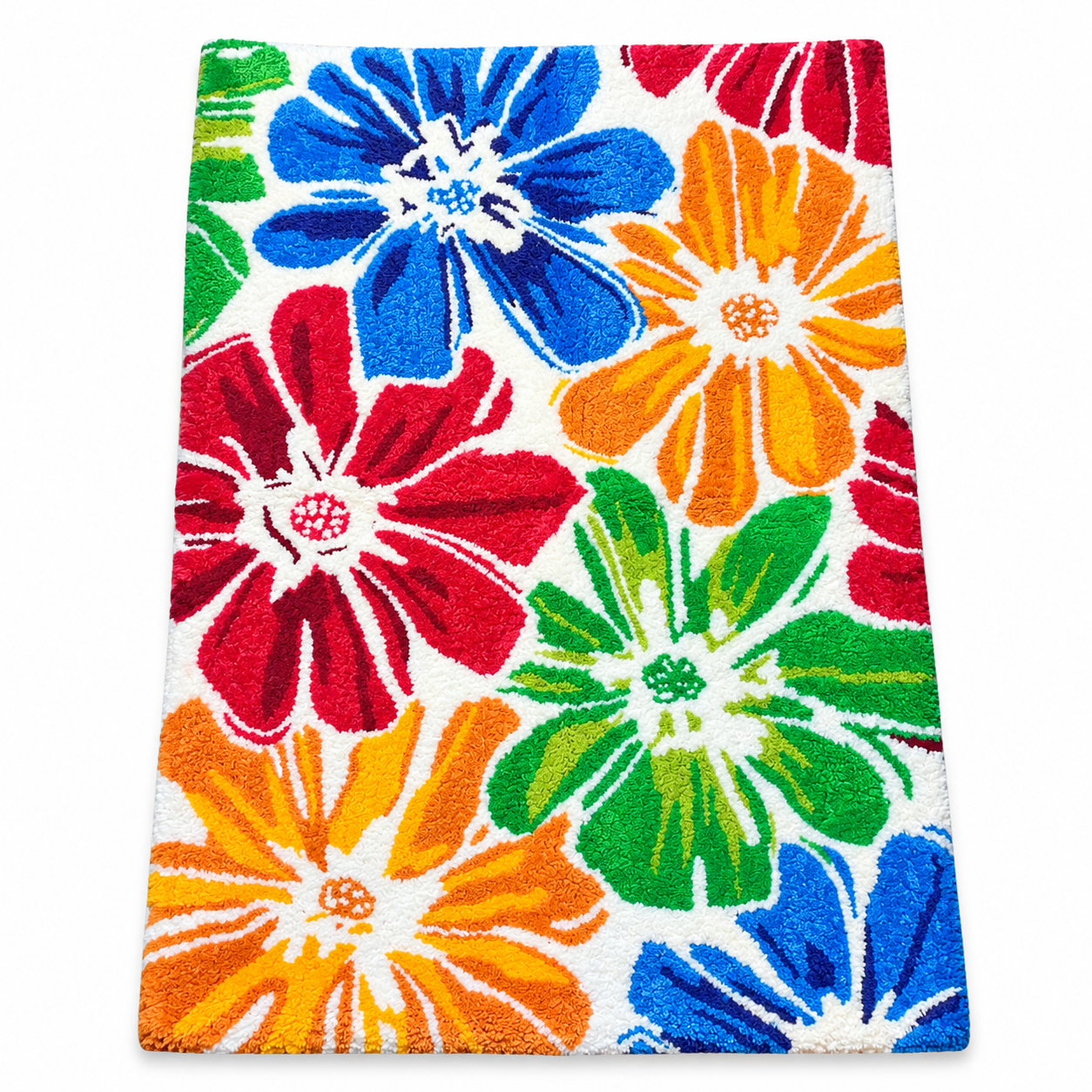 Handwoven Colorful Wool Rug