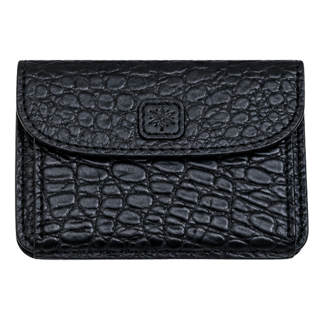 Men's Leather  Bi-Fold Wallet (BLACK)