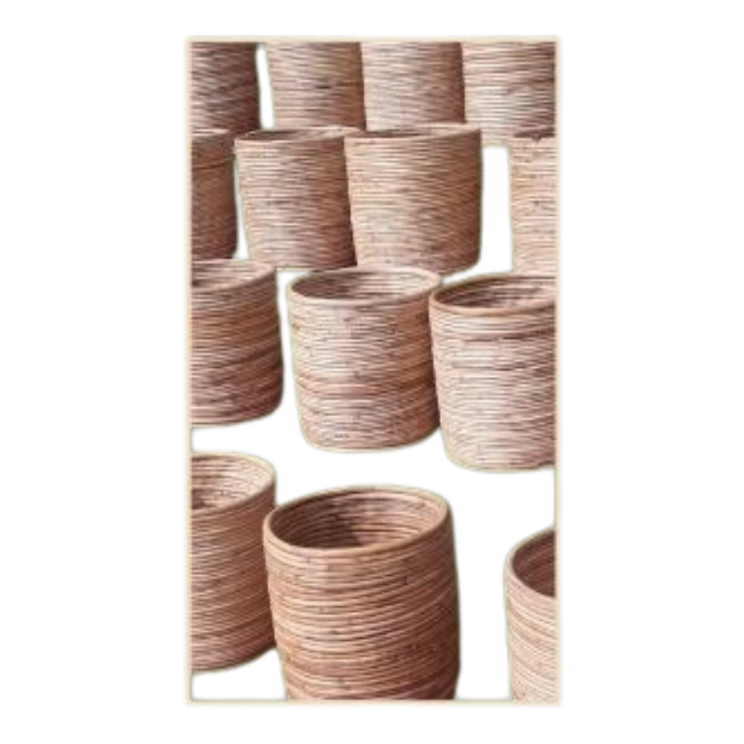 Cane Waste Basket